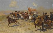 Franz Roubaud The Attack France oil painting artist